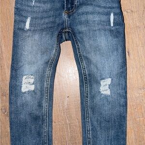 GAP Kids Classic Blue Ripped Skinny Jeans